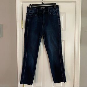 DL1961 Farrow Ankle High Rise Instasculpt Skinny Jeans Size 28 Dark Wash Denim
